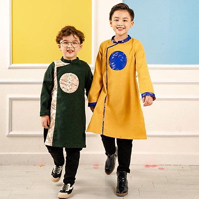 Mua Áo Dài Cách Tân Cho Bé Trai, Bé Gái Mặc Tết. Size Trẻ Em 3, 4, 5, 6, 7,  8, 9, 10, 11, 12 Tuổi | Tiki