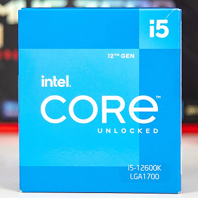 Intel Core i5-12600K CPU, 1700, 3.7 GHz (4.9 Turbo), 10-Core, 125W