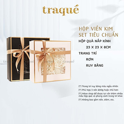 Hộp đựng quà  Hộp quà hình chữ nhật HQ001 BẠC HIỂU MINH