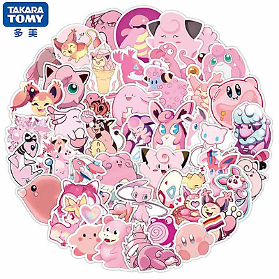 Mua Set 30-60 Pink Pokemon sticker-Pokemon hồng - set 30 tại ...