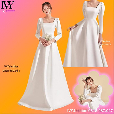 Đầm maxi xòe có tay đi tiệc giảm giá 50 tại thoitrangredcom