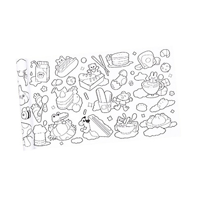 Kids Coloring Paper Roll 30Cmx300cm Wall Coloring Sheets for Party