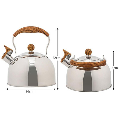 Water Boiler 1L Camping Water Kettle Teapot Coffee Pot Anti Scald Handle Teakettle Tea Pot Lightweight for Barbecue Mountaineering Campfire, Size