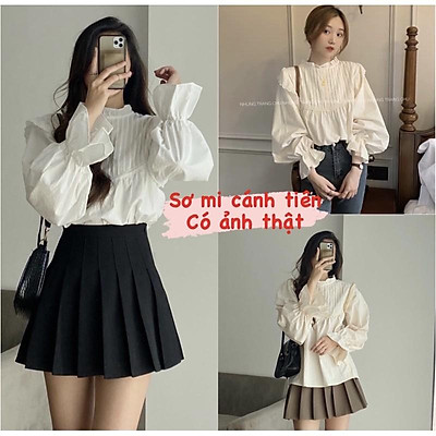 Mua Áo Sơ Mi Cánh Tiên Phong Cách Hàn Quốc, Áo Bánh Bèo ( Có Sẵn) | Tiki