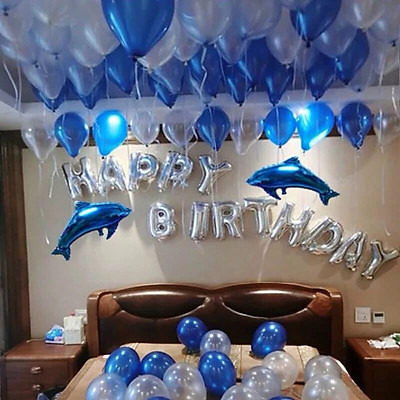 Mua Inkfish balloon blue pig 2982 Happy birthday party party hotel ...