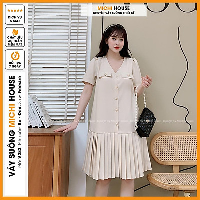 NEW Đầm suông chân váy xếp ly  Shopee Việt Nam
