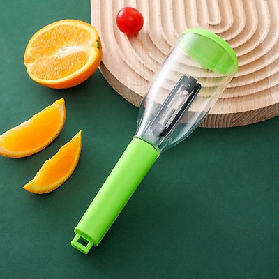 Peeler With Rubbish Bin Stainless Steel Cutter Peeler Carrot