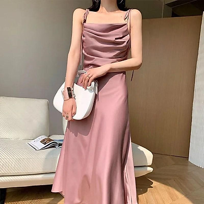 Tổng hợp Đầm Vải Lụa Satin giá rẻ bán chạy tháng 72023  BeeCost