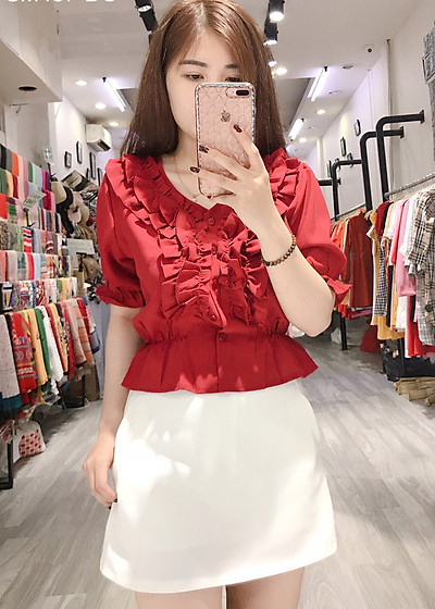 Sơ mi cách điệu cho các nàng mê style bánh bèo  Ngôi sao