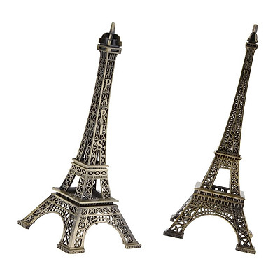 Mua 2Pcs Paris Eiffel Tower Craft Art Statue Model Desk Home Decor ...