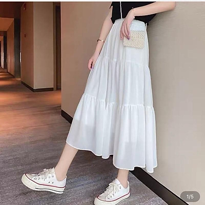 Tổng hợp 86 mix chân váy xòe trắng siêu đỉnh  cdgdbentreeduvn