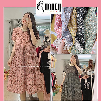 Đầm Bầu Váy Bầu Hoa Nhí Đẹp Cổ Tròn Mùa Hè Dự Tiệc Đi Chơi Công Sở  Bigzone006   Hazomicom  Mua Sắm Trực Tuyến Số 1 Việt Nam