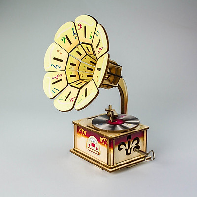 BẢN QUỐC TẾ TIẾNG ANH Mô hình Hộp nhạc AM41AM45 Robotime Music Box   Lazadavn