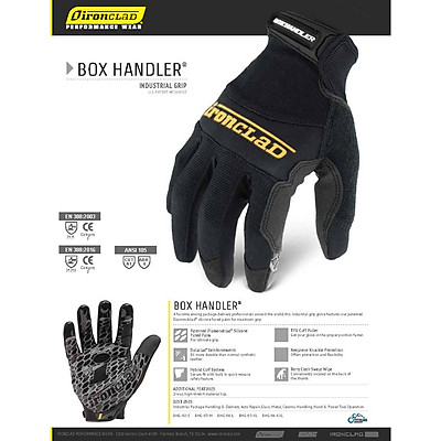 Ironclad Box Handler Industrial Gloves BHG03M