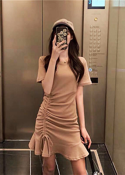 Mua Chân Váy Chữ A Lưng Cao 2 Tông Màu Cơ Bản Chân Váy Nữ Rút Dây Đuôi Cá  Phong Cách Hàn Quốc  Tiki