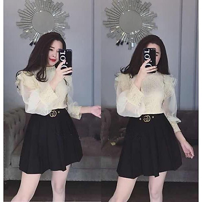 15 cách phối đồ với chân váy xếp ly ngắn đẹp thời trang nhất