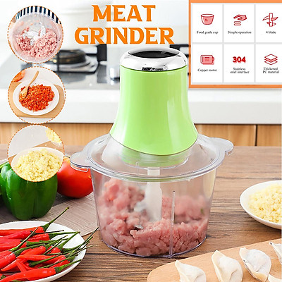 2L Blender Meat Grinder Electric Food Processor Chopper Multi-Function EU  Plug