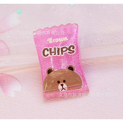 Mua Charm mô hình kẹo Brown Bear Chips cho các bạn trang trí slime ...