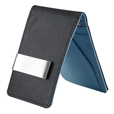 Mua Two- Color Mens Leather Money Clip Slim Wallets Credit Card Red - Blue tại Wonder home | Tiki Mua Two- Color Mens Leather Money Clip Slim Wallets Credit Card Red - Blue Tại Wonder Home | Tiki