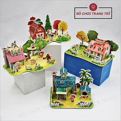 Mua Mô hình giấy 3D  Mô hình trang trí nhà cửa  Mô hình giấy 3D Gấu trúc   Tiki