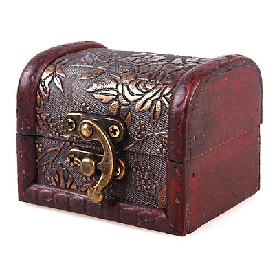 European Style Vintage Jewelry Box Enameled Trinket Box Keepsake Box for  Women Girls Gift , Square