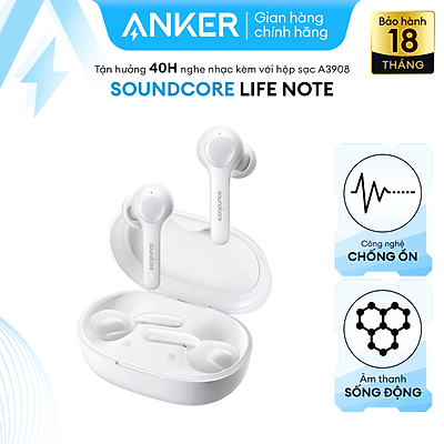 Mua Tai nghe bluetooth TWS SOUNDCORE Life Note by Anker A3908