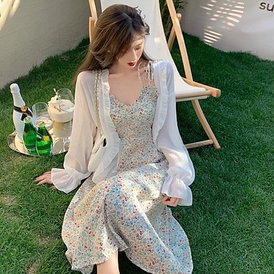 Váy Voan Hoa Nhí Bánh Bèo Giá Tốt T072023  Mua tại Lazadavn
