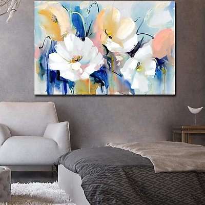 Mua Canvas Painting Abstract Flower Mandala for Home Living Room ...