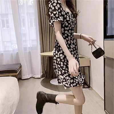 Chi tiết 54 về váy hoa cúc cổ vuông hay nhất  Du học Akina