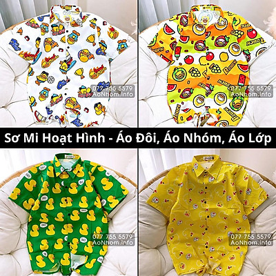 10 Mẫu Áo Sơ Mi Nhóm Lớp Đẹp Nhất 2020  ÁO SƠ MI HAWAII