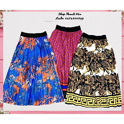 Chân váy xoè Dior hoạ tiết đẹp SIÊU CẤP Váy in hình động vật Jouy D  lien  fashion