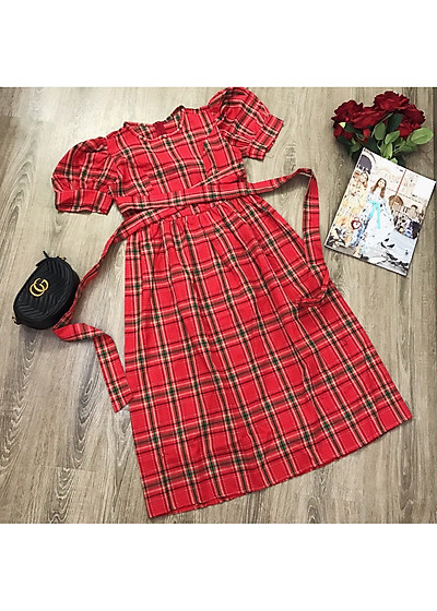 Đầm caro  Giá Tốt Miễn Phí Vận Chuyển Đủ Loại  Shopee Việt Nam