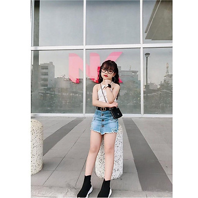 Mua Váy Quần Jean Ngắn Co Giãn Nhẹ Cho Bé Gái Sành Điệu - Quần Áo Trẻ Em -  Sockimall (200558) | Tiki