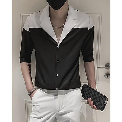 Top 100 ảnh về áo sơ mi đen cổ vest  NEC