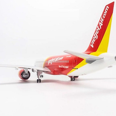 Mô hình máy bay Airbus A320 Air Asia VG 26 Everfly 16cm  banmohinhtinhcom