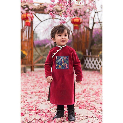 Mua Áo Dài Nhung Cho Bé Trai | Tiki