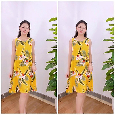 50 Mẫu váy đầm lanh Cardina  Không co  Không nhăn  Mát mịn