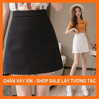 Chân váy lưng cao 2 khóa