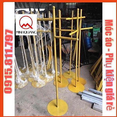 Mua Kệ Treo Quần Áo - Khung Giá Kệ Treo Mẫu Livestream, Chụp Hình Kiểu Dáng  2 Tầng Mạ Vàng Sang Chảnh, Gọn Nhẹ Cao 1M6 Tại Kho Xưởng Móc Áo Và