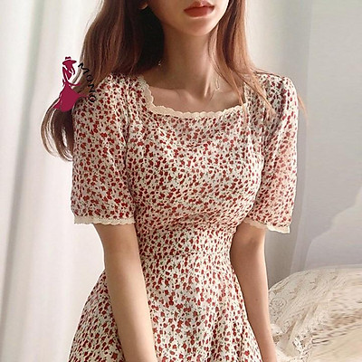 Chia sẻ hơn 78 váy hoa nhí có cổ siêu đỉnh  cdgdbentreeduvn