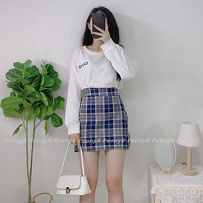 Chân Váy Kẻ Caro Chữ A Mặc Với Áo Gì Chân Váy Caro Chữ A Mặc Với Áo Gì