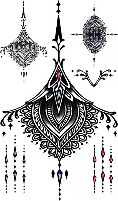 Hình xăm không trôi cuốn cánh tay quấn cổ tay con sói hoạ tiết bộ lạc  Xăm giống Quangyo Tattoo  Lazadavn