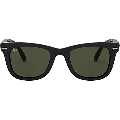 Mua Ray-Ban RB4105 Wayfarer Folding Sunglasses, Black/Green, 54 mm | Tiki Mua Ray-Ban Rb4105 Wayfarer Folding Sunglasses, Black/Green, 54 Mm | Tiki