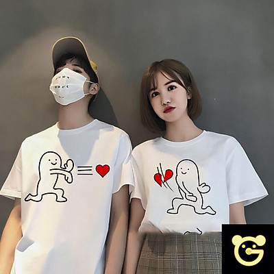 Mua ( Mẫu Hot ) Áo Cặp Nam Đồ Đôi Nam Nữ Hình Shop Mẹ Gấu Thiết Kế | Tiki