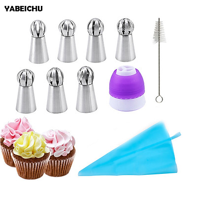 Mua 9pcs Stainless Steel DIY Nozzle Set Cake Decorating Tool with ...