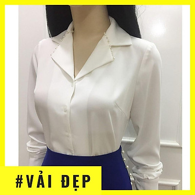 áo Sơ Mi Cổ Vest Nữ Croptop Giá Tốt T082023  Mua tại Lazadavn