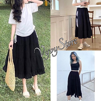 Lưu ngay 5 kiểu mix giày cùng chân váy dài cho cô nàng bánh bèo
