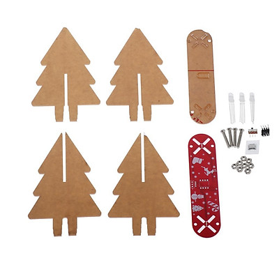 Mua Diy 3D Christmas Tree Electronic Learning Changing Acrylic For | Tiki