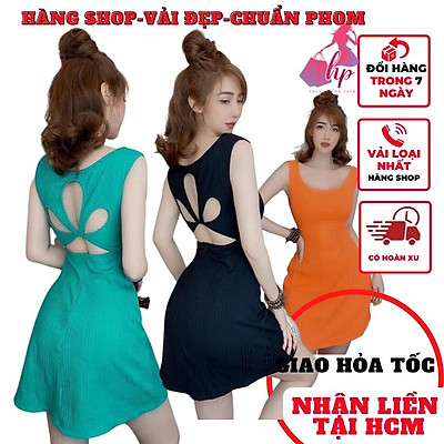 Váy đầm hai dây hoa nhí hình gấu áo khoác cardigan mỏng phong cách hàn quốc