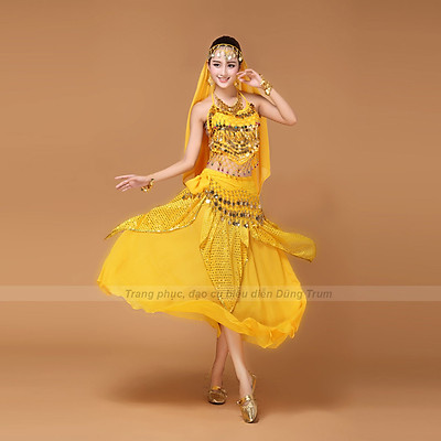 Yếm đào váy đụp múa   Yếm Trang phục